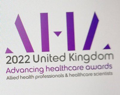 romayneO's tweet photo. Delighted to be shortlisted with @alisonkeysSLT and JillHoldenDownesOTfor AHAaward22.Keeping the person at the centre of a virtual world-transformation of community brain injury rehabilitation postcovid19
@AHAwards @theRCOT @RCSLT @setrust @aveenpt @lmringland @lorrainecoulte4 https://t.co/uWvPGNdWCQ
