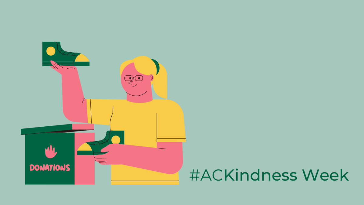 AlgonquinColleg's tweet photo. Which act of kindness will you try today? This can be a simple action: try writing a positive business review or donating old clothes to those in need.
Share your act of kindness with us using #ACKindness and by adding it to our Kindness Count: https://t.co/gSElJKBuhE https://t.co/D8afkJ5ekz