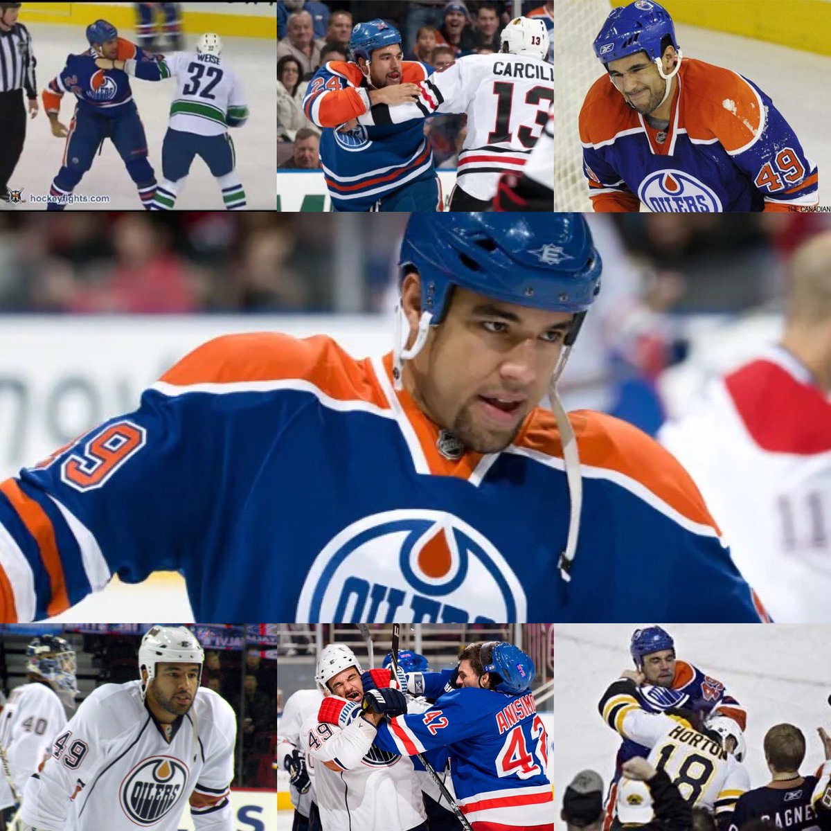 hockeyfights's tweet photo. Celebrating @PECKS24 

His whole catalogue of fights: https://t.co/zeAU5I9piw • As well as:

🆚 C. Stoner
🆚 D. Reid
🆚 K. Clifford

(All linked ⬇️ w/ video)

#LetsGoOilers #Blackhawks https://t.co/sXw8xvuV96