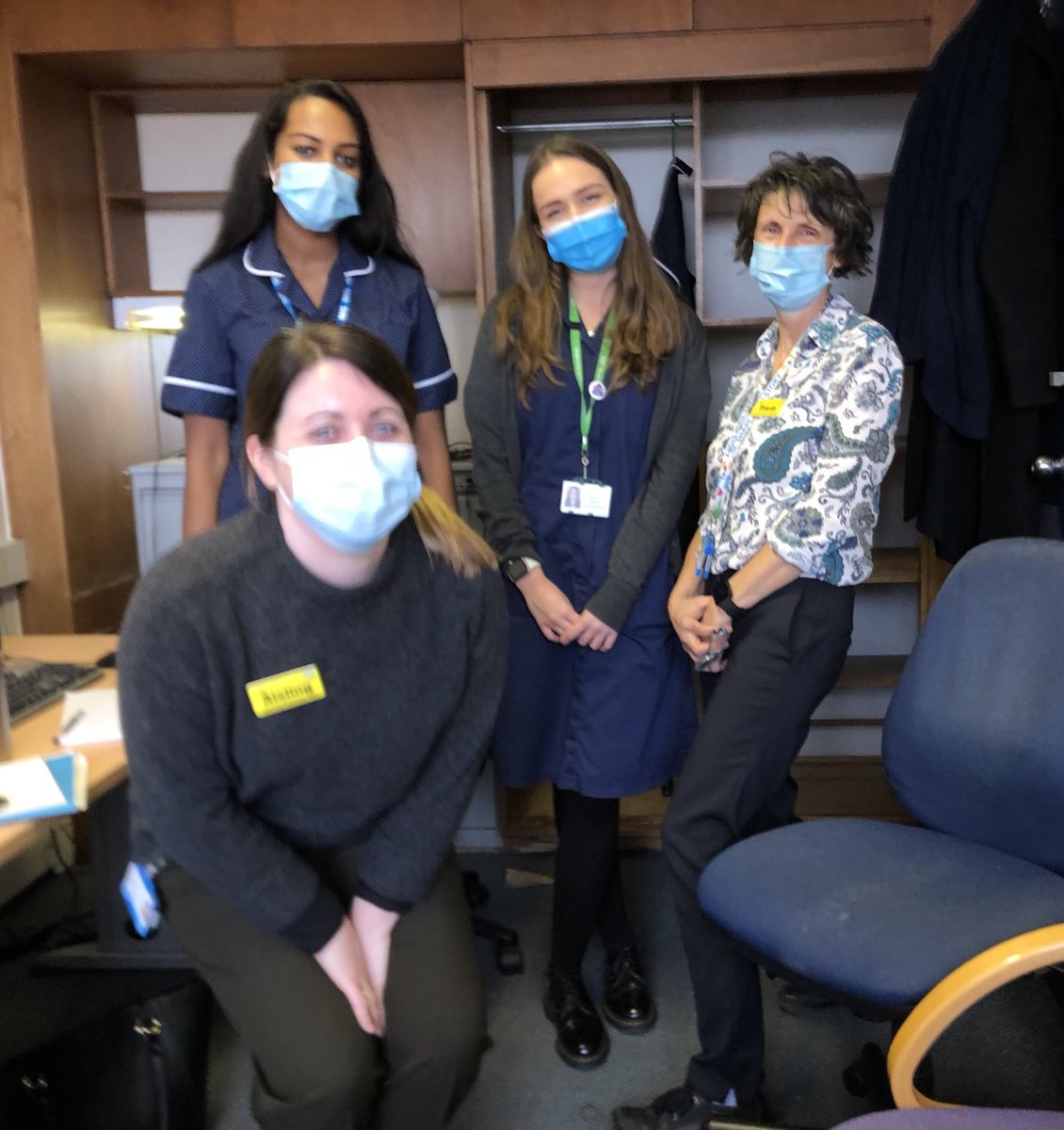 Lovely for us to meet ⁦<a href="/phoebemooney10/">phoebe mooney</a>⁩ in person today innovative role in  #AdvancedCarePlanning for people #LearningDisabilities in TowerHamlets #WorkingTogether for the best care ⁦<a href="/ReenyM_26/">Reeny Mariampillai</a>⁩ ⁦<a href="/aiscotter/">Aisling Cotter</a>⁩ ⁦<a href="/NHSBartsHealth/">Barts Health</a>⁩