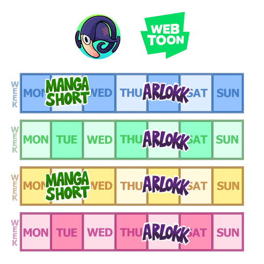 I'll be releasing my 8 old Manga shorts on WebToon bi-weekly. Today we start with the classic, Merrivius and the Corrupted Forest! Give it a read:
https://t.co/zXyuAlPKR2
Also support me so Arlokk can reign for a long time!
https://t.co/Axzx5tTavI
#WEBTOON #manga #comics
