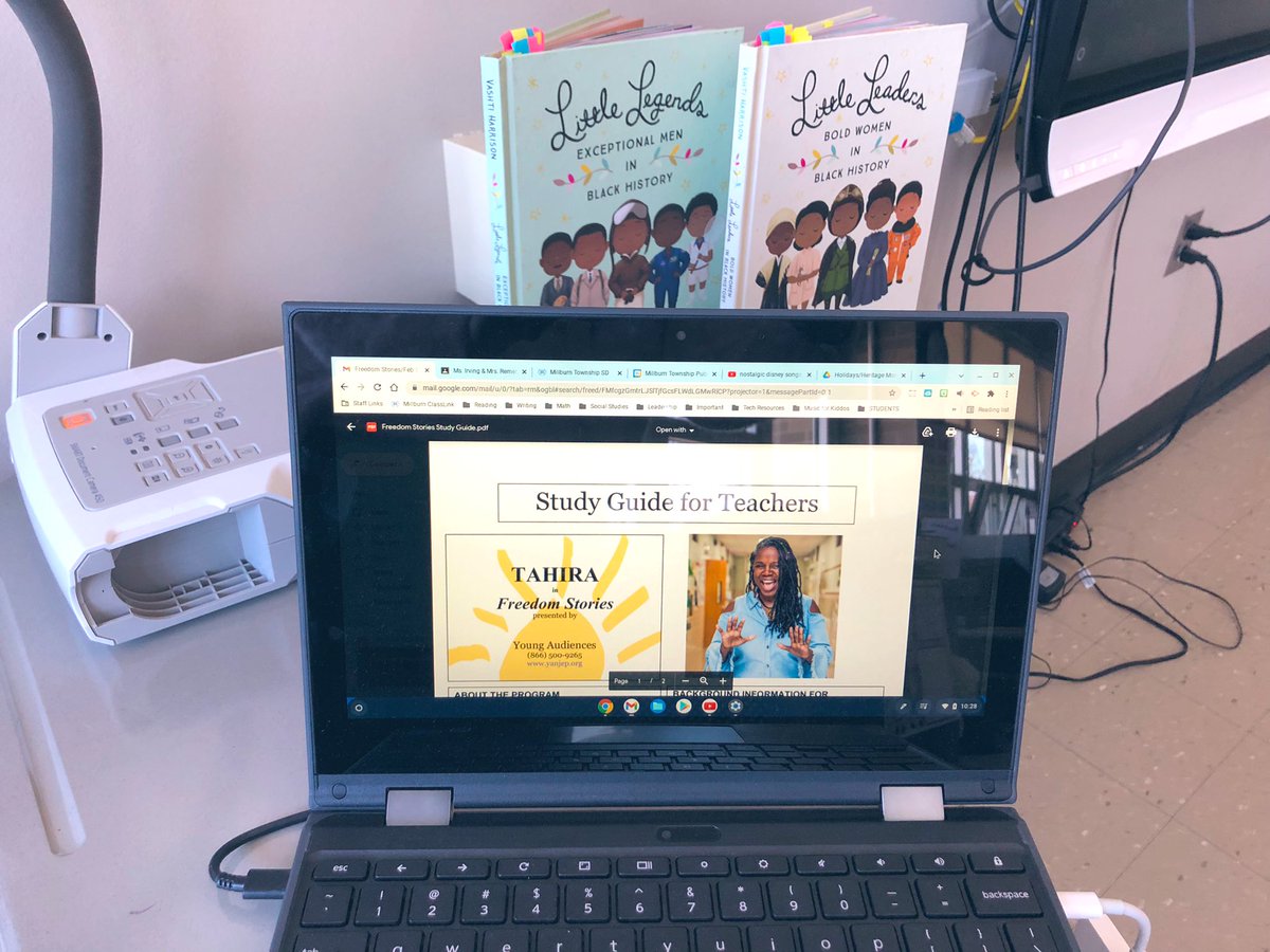 msirvingxx's tweet photo. Thank You TAHIRA in Freedom Stories from @yaaflorg for an amazing virtual assembly! My students enjoyed the history mixed with lovely music💫 @Washington_NJ @millburnschools https://t.co/fSl1t104el