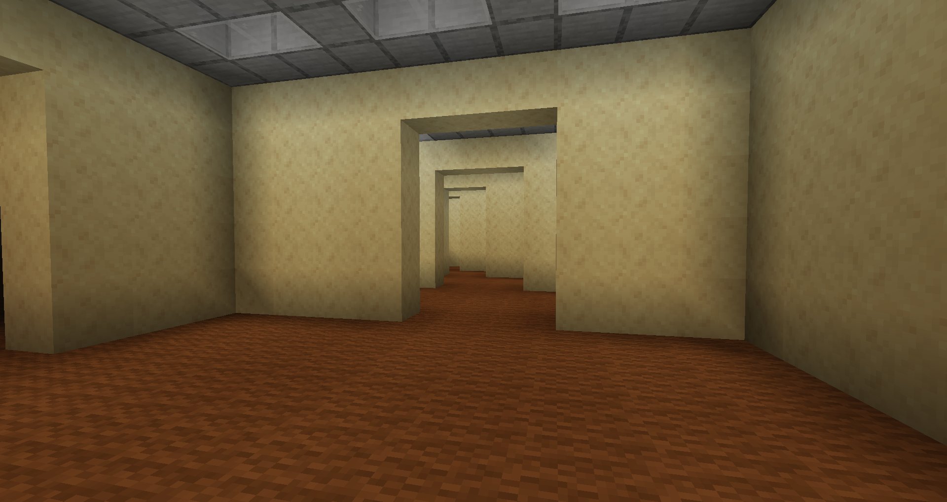 The Backrooms. Minecraft Map