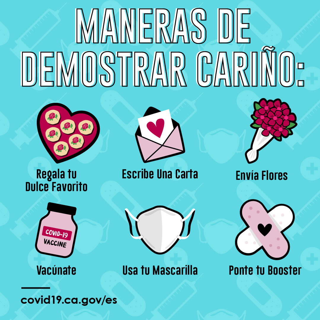 Las mascarillas, las vacunas contra el COVID-19 y las dosis de refuerzo ayudan a reducir la propagación del COVID-19 y su variante altamente contagiosa, Ómicron. Visita MyTurn.ca.gov o llama al 833-422-4255 para encontrar un sitio de vacunación cerca de ti.