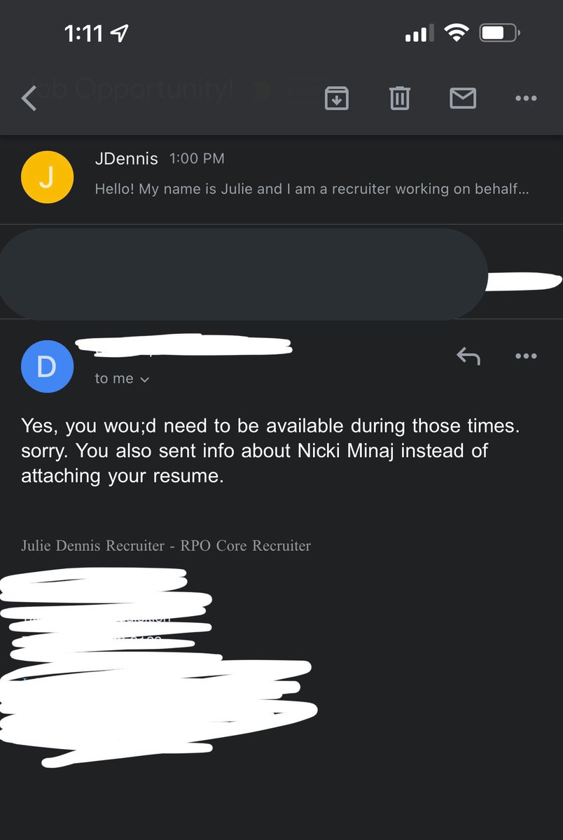instead of my resume, I accidentally sent DWHAP to a future job…. lord.