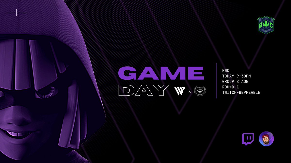 🏆 <a href="/RWC_A/">RWC cup</a>
Group G - Day 1
🆚️ <a href="/silvereagle_g/">Silver Eagle Gaming</a> 🇫🇷
📺 <a href="/beppeeeable/">beppeeeable</a>
🗓 Today
🕙 9.15pm 🇪🇸
🤝🏼 <a href="/Ower_Ita/">Ower • Enjoy your stream ⚡</a>

#GOWUDAN 💜🖤