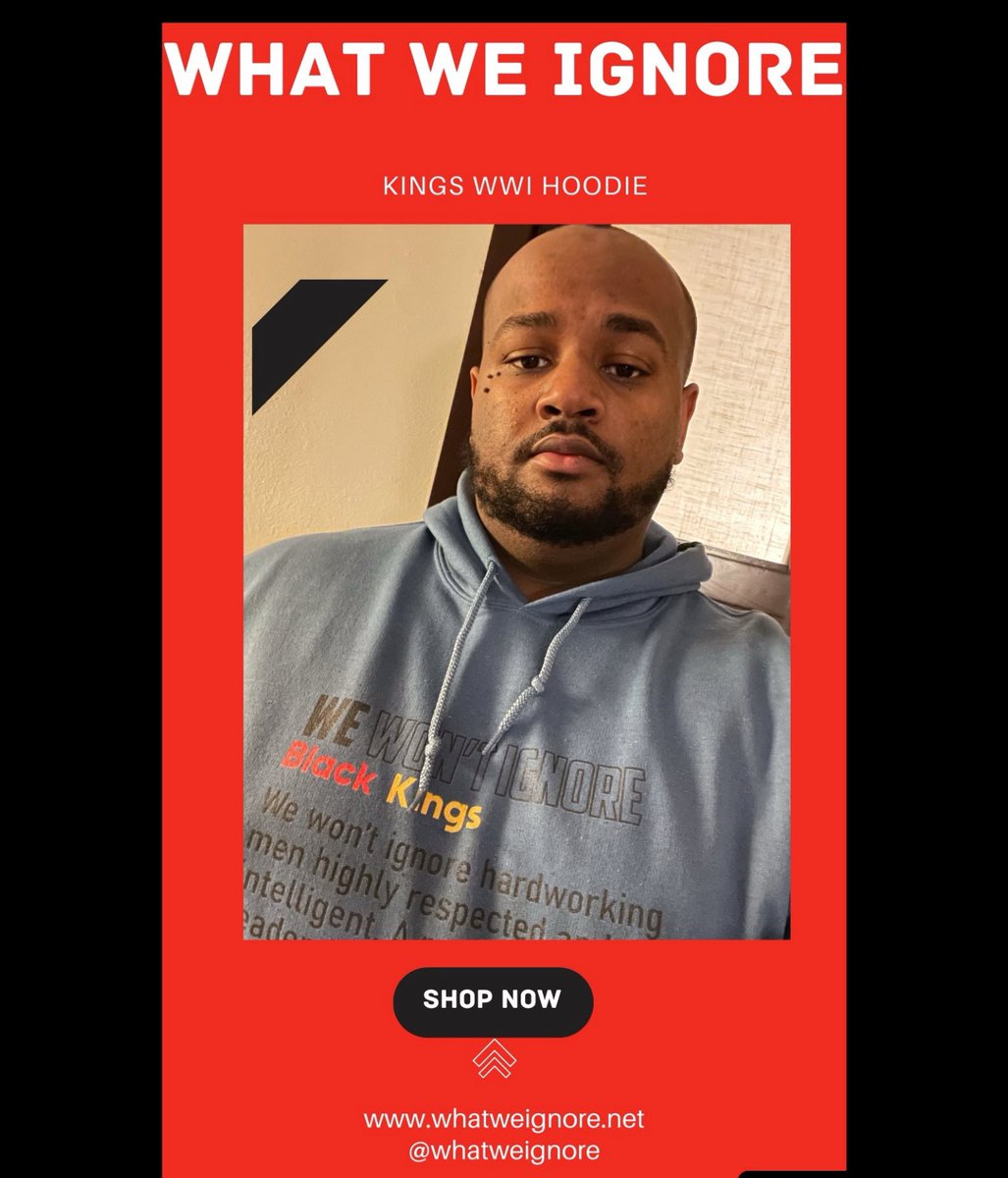 whatweignore's tweet image. Have you shopped the new merchandise? Our mens hoodies are nice and comfortable. They run from size  x-small-5xl. Shop today whatweignore.net and be sure to tag @whatweignore in your merchandise if you have already purchased!
 #wewontignore #letsdiscussit #BlackOwned