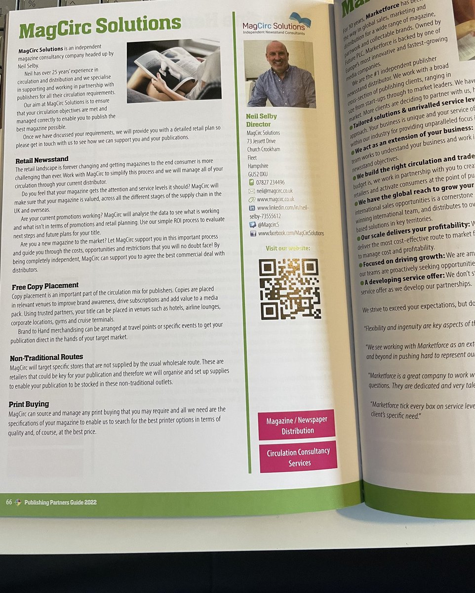 Great to see on Page 66 <a href="/MagcircS/">MagCirc Solutions</a> feature in the #PPG22 #inpublishing