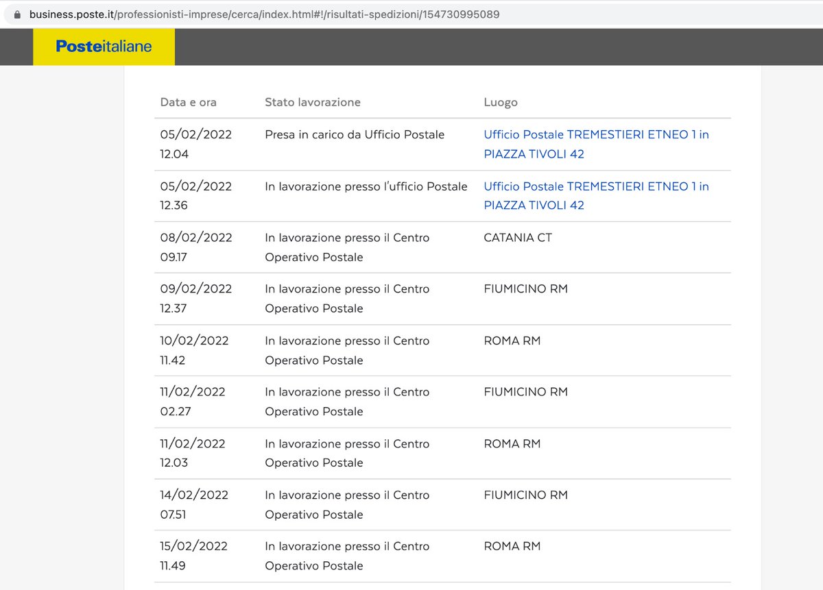 #raccomandata #postale @PosteNews <a href="/PosteSpedizioni/">PosteSpedizioni</a> una garanzia!!!