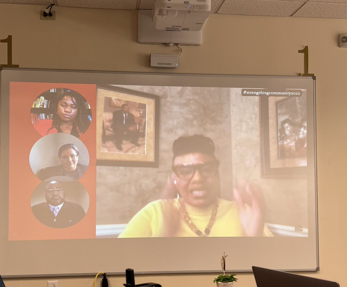 What a special opportunity to hear from Dr. Bernice King today. Thank you to all who organized such a meaningful event! #strengtheningcommunity2022