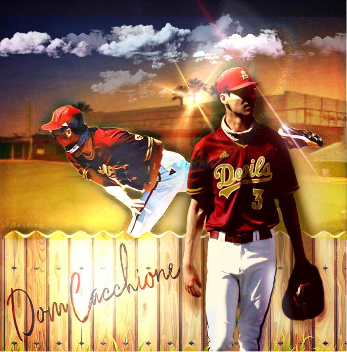 Commit2theFork's tweet photo. We wanted to shout out #3 @domcacchione for the @ASU_Baseball team for our countdown to opening day! 
#commit2thefork https://t.co/Xz8Wq8Wq7U