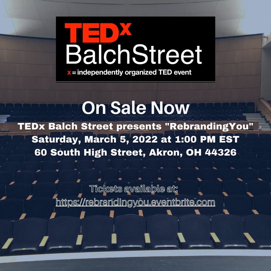 balchstreet's tweet photo. Our speakers are getting ready to share their stories with you!
Learn more about TEDxBalchStreet held at the Akron Summit County Library on March 5, 2022. Doors open at 1 pm.
Limited tickets available. Get yours at: 
🗣https://t.co/XdZxzSov9j https://t.co/bjwQh1v7pw