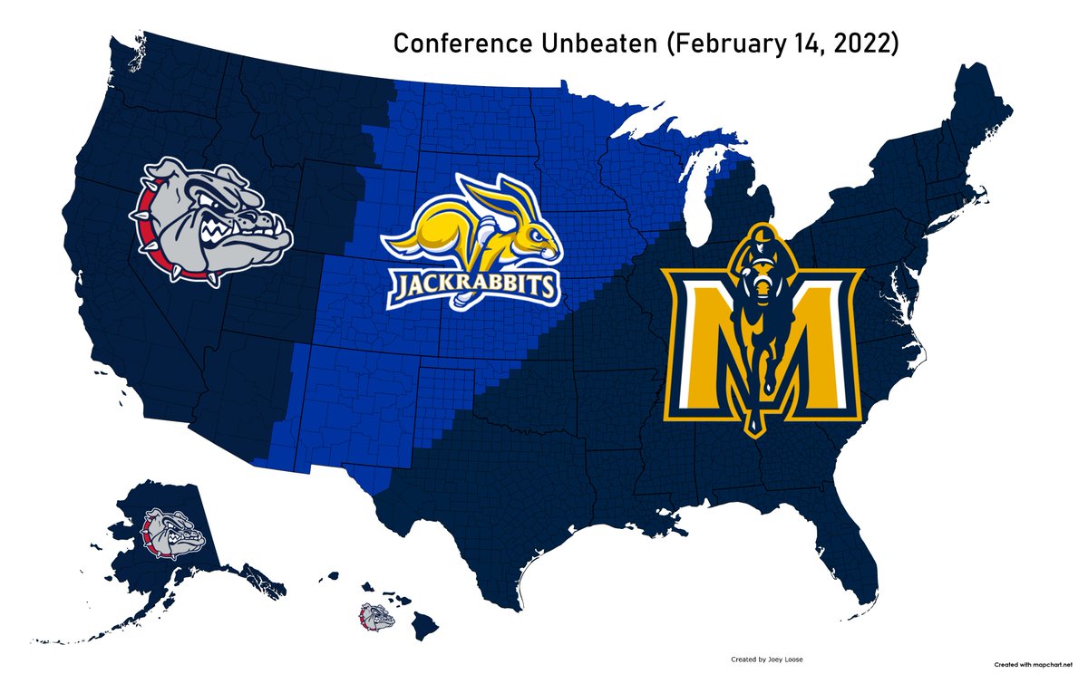 3 teams are unbeaten in conference play!
