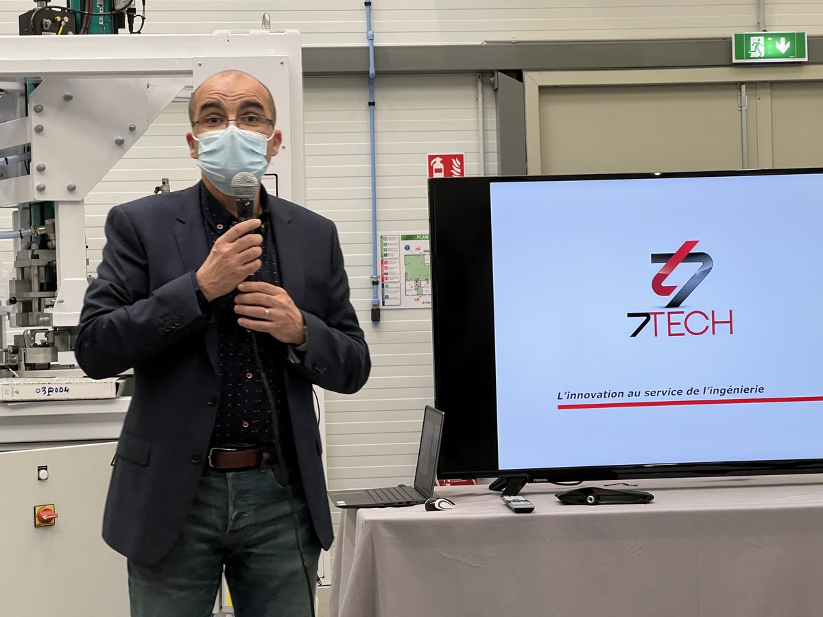 LeaderOccitanie's tweet photo. Visite de l’entreprise #7TECH, membre de Leader #Alès, présentée par son dirigeant Christophe Meyrueis, en présence de chefs d’entreprise de toute la région #Occitanie ! 🏭 #entreprise #alès #gard #entrepreneur https://t.co/uzqwzCNoZn