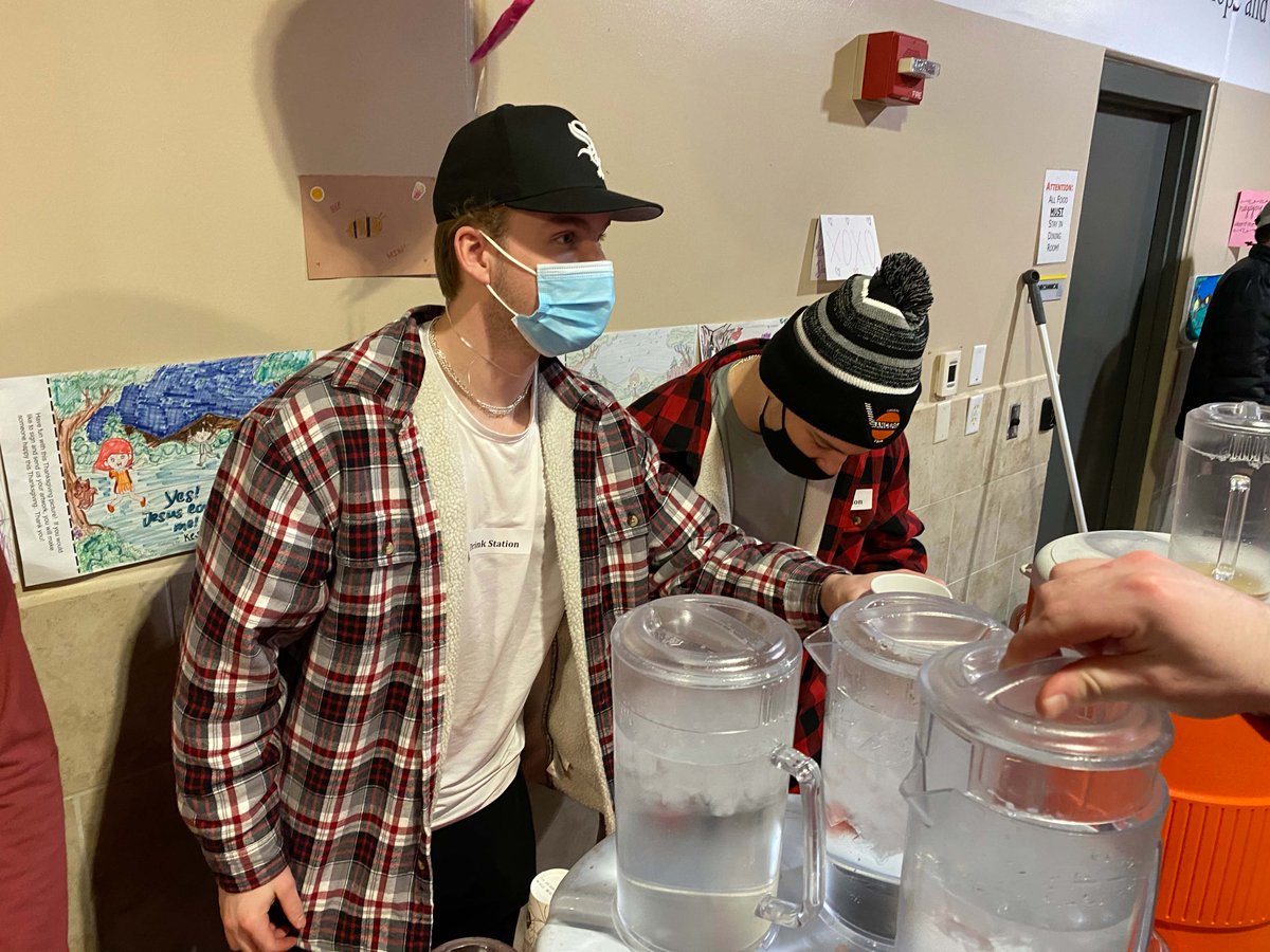 OmahaLancers's tweet image. The boys had a great time volunteering at the Valentine's Day Dinner at the Open Door Mission Lydia House last night!