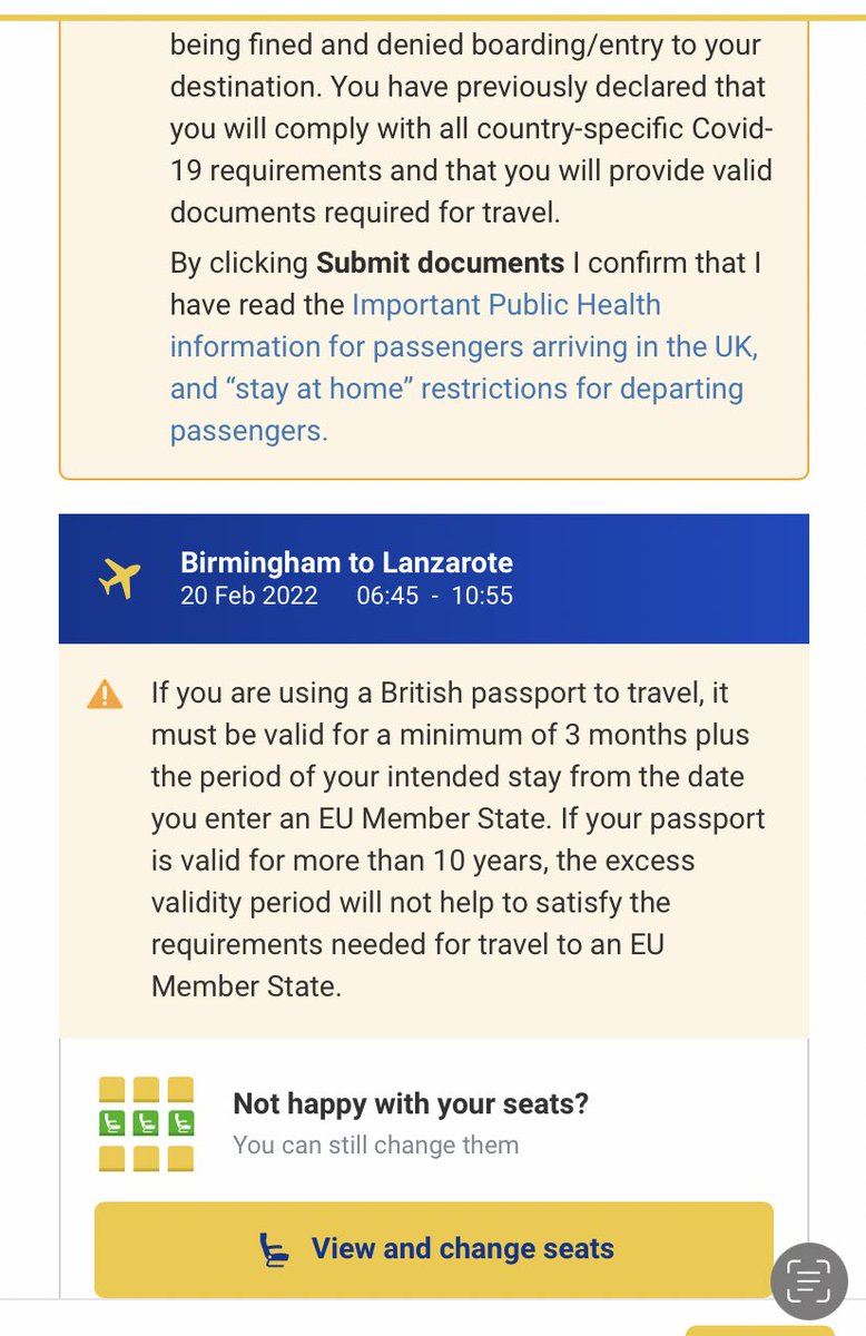 MrsOwen_'s tweet photo. @Ryanair is it 3 months or 6 months left on your passport to fly to Spain. Your app when checking in are saying both???. Spanish and UK Gov websites say 3 months. https://t.co/abrcqO8L3W