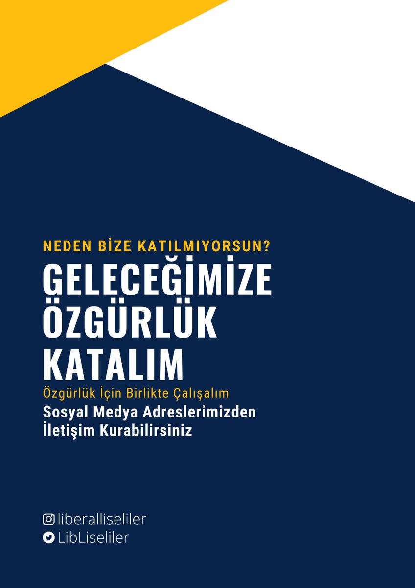 LibLiseliler's tweet photo. Geleceğinize özgürlük katmaya ne dersiniz? #özgürgelecek https://t.co/wgMKIrYkuA