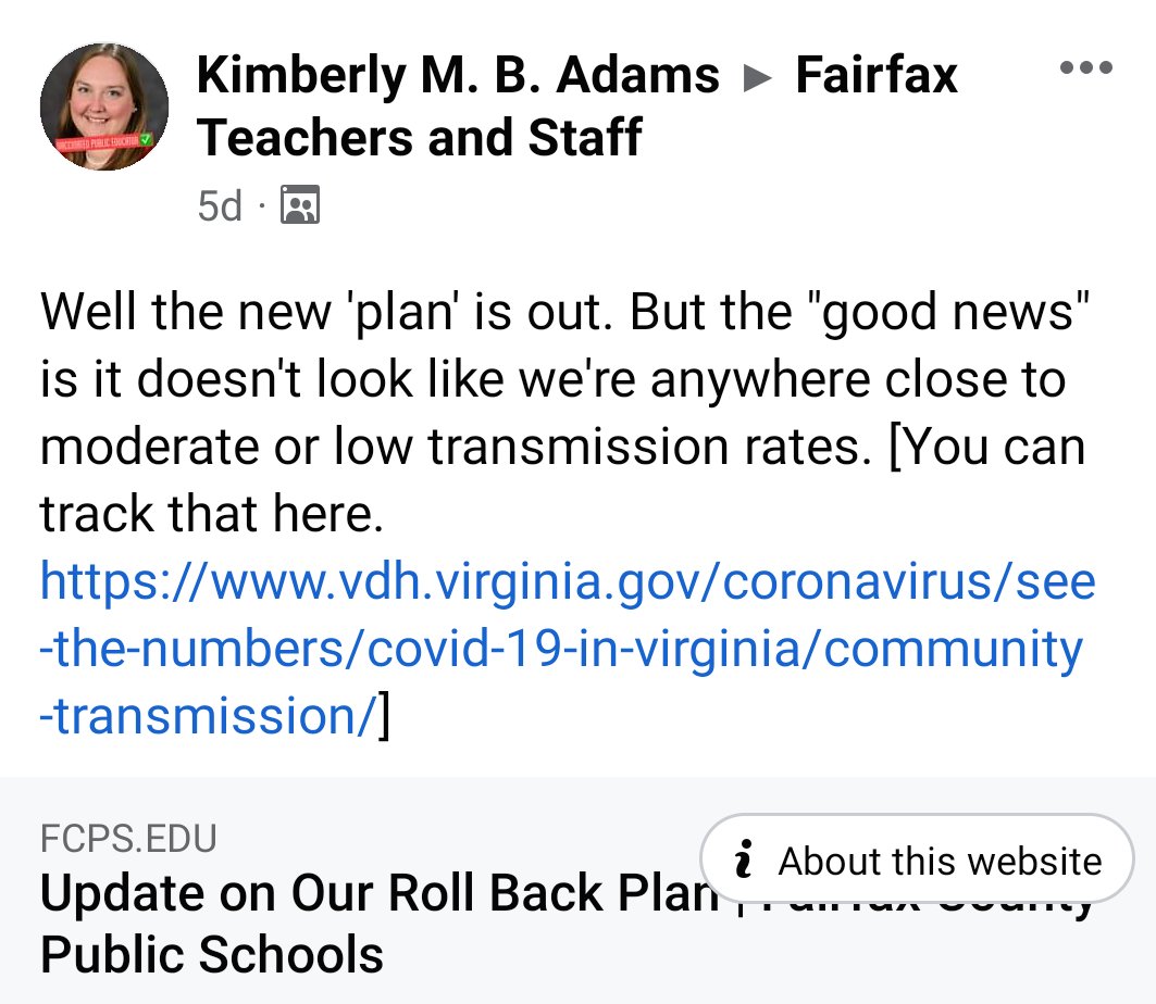 Fairfax County Parents Association on Twitter "Teacher Union Head It