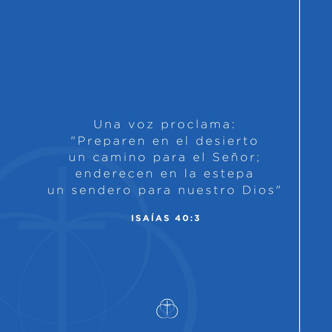A voice of one calling: “In the wilderness prepare the way for the LORD; make straight in the desert a highway for our God."
Isaiah 40:3
