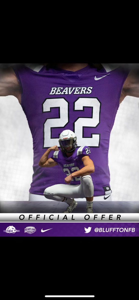 KhalitoArchiba2's tweet photo. Blessed to receive a offer from Bluffton University🟣❕ #AGTG #LL55 #OE4L
 @CedrickWilson13 @Pick6Simp https://t.co/pXxxD0kipC