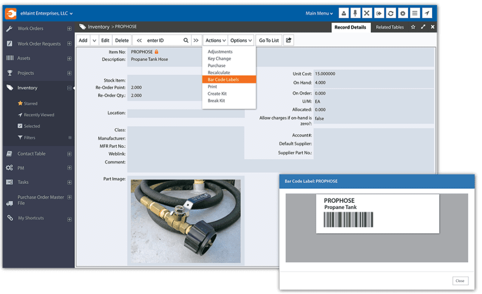 emaintCMMS's tweet image. Visibility of spare parts inventory is vital for any organization. eMaint’s parts management software makes it easy for organizations to track parts across work sites worldwide and improve #inventory accuracy. ow.ly/xkgI50HVTaa #sparepartsinventory #cmms #maintenance