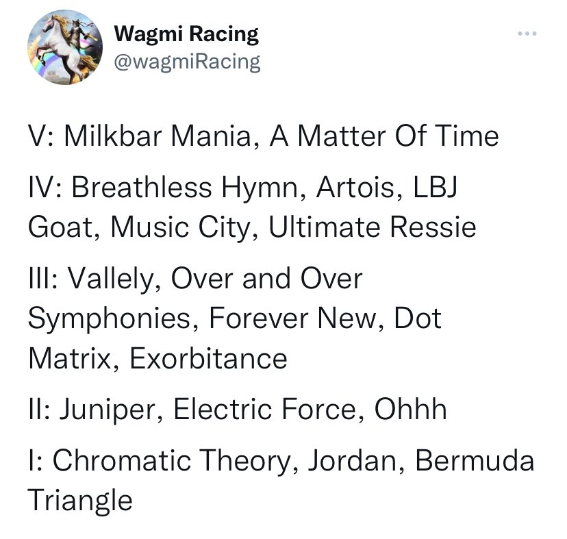 FantasyLife_'s tweet photo. @knowyourhorses @zed_run Safe to say this class update is close to a complete failure. I don’t blame anyone for working it to their advantage. https://t.co/6GjdQKmEsI