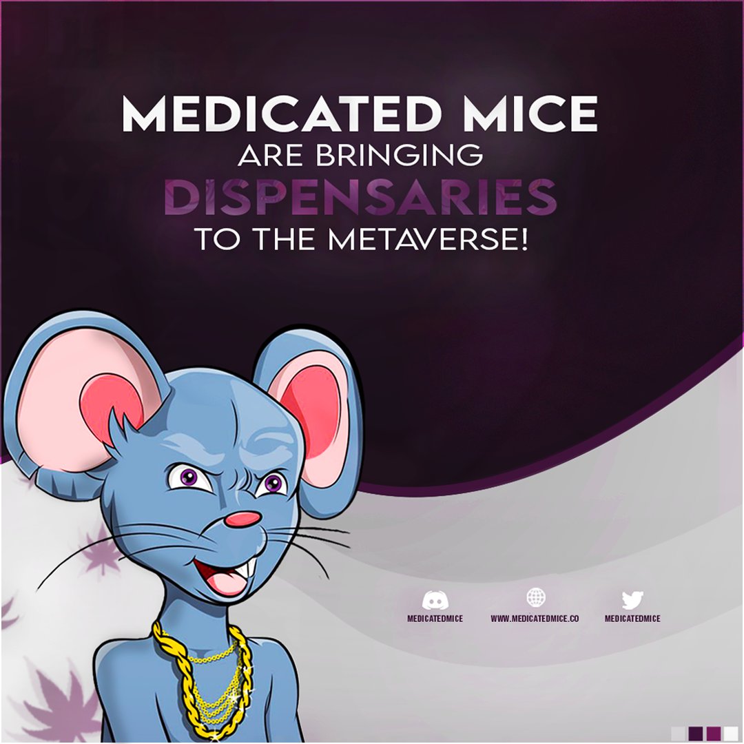 MedicatedMice's tweet photo. We are EXCITED to announce that our Smart Contract has been deployed! Join our discord and get in before Mint on Feb 26th! https://t.co/XTFiV3b7Q5 ⏰

Smart Contract: 📰 
https://t.co/ijLIH7PiUY

Official OpenSea: ✅
https://t.co/X1lMMaYxiN

#NFT #NFTS #NFTCommunity #NFTartist https://t.co/Ep3jNBcvJG