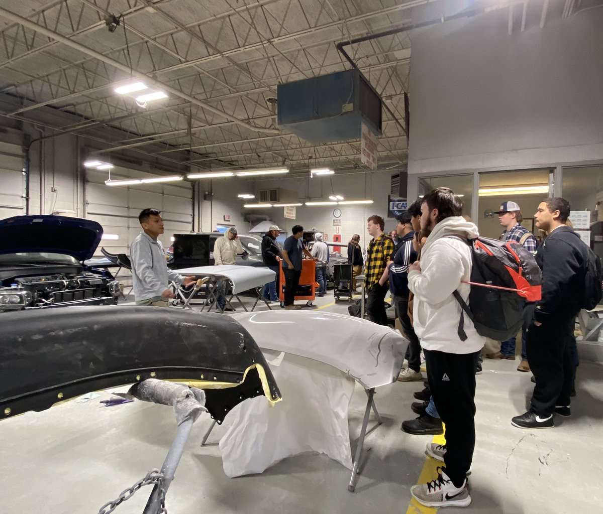 MHHS West on campus today preparing for career options after graduation.