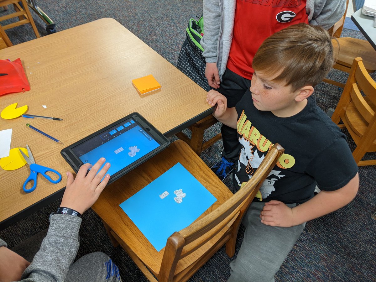 STEMismyJAM's tweet photo. We enjoyed making stop motion videos with Mrs. Shook to support our PBL goal of raising awareness about food waste! @cfesmustangs @cfesmediacenter #stemgeorgia https://t.co/dcs9wuaI2I