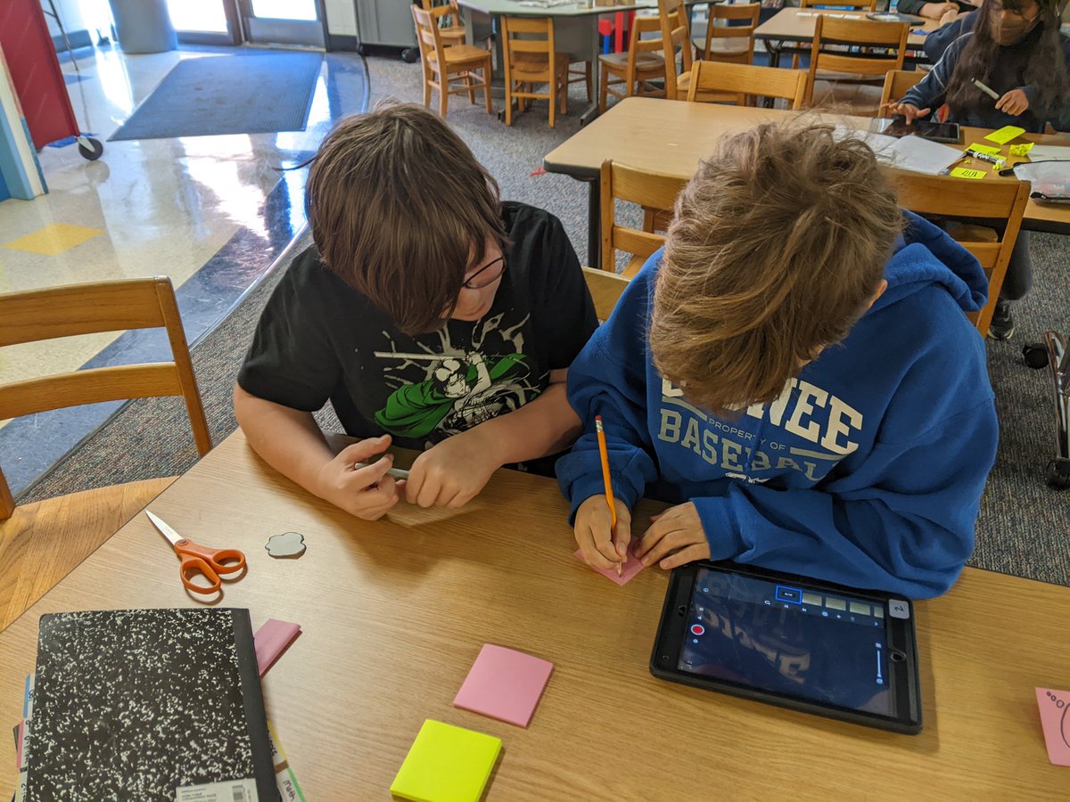 STEMismyJAM's tweet photo. We enjoyed making stop motion videos with Mrs. Shook to support our PBL goal of raising awareness about food waste! @cfesmustangs @cfesmediacenter #stemgeorgia https://t.co/dcs9wuaI2I