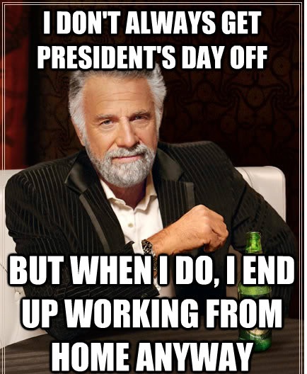 halo_systems's tweet photo. Happy #MemeMonday and Happy #PresidentsDay
 
Seriously, being a MSP means even when we are on holiday we are working. 😭 😭 😭 https://t.co/fbiQITuHPx
