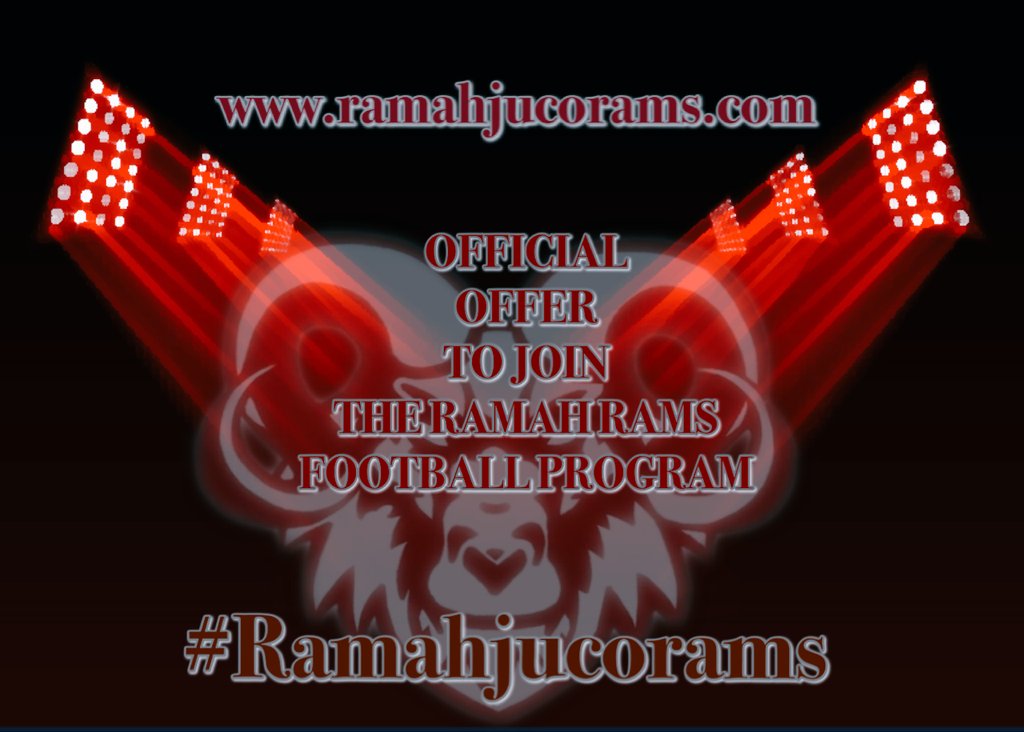 Still actively recruiting looking for Offensive Lineman Quarterbacks and kickers. Drop your film for an opportunity to continue your Football career.#RAMAJUCOACADEMY