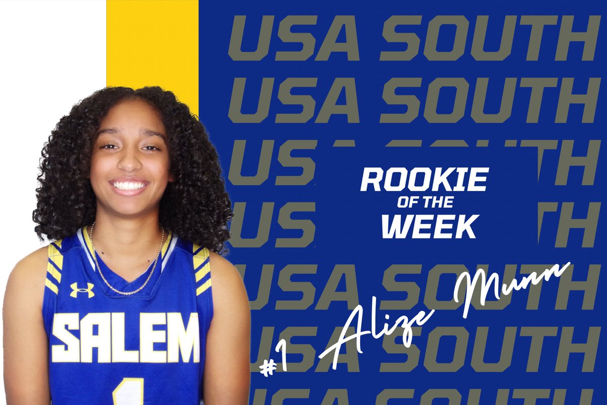 Rookie of the Week! 💙💛🏀

“The first-year guard/forward from Texas averaged 12.3 points, 5.7 rebounds, and 1.0 assists per game as the Spirits posted a 1-2 record last week against USA South foes.”