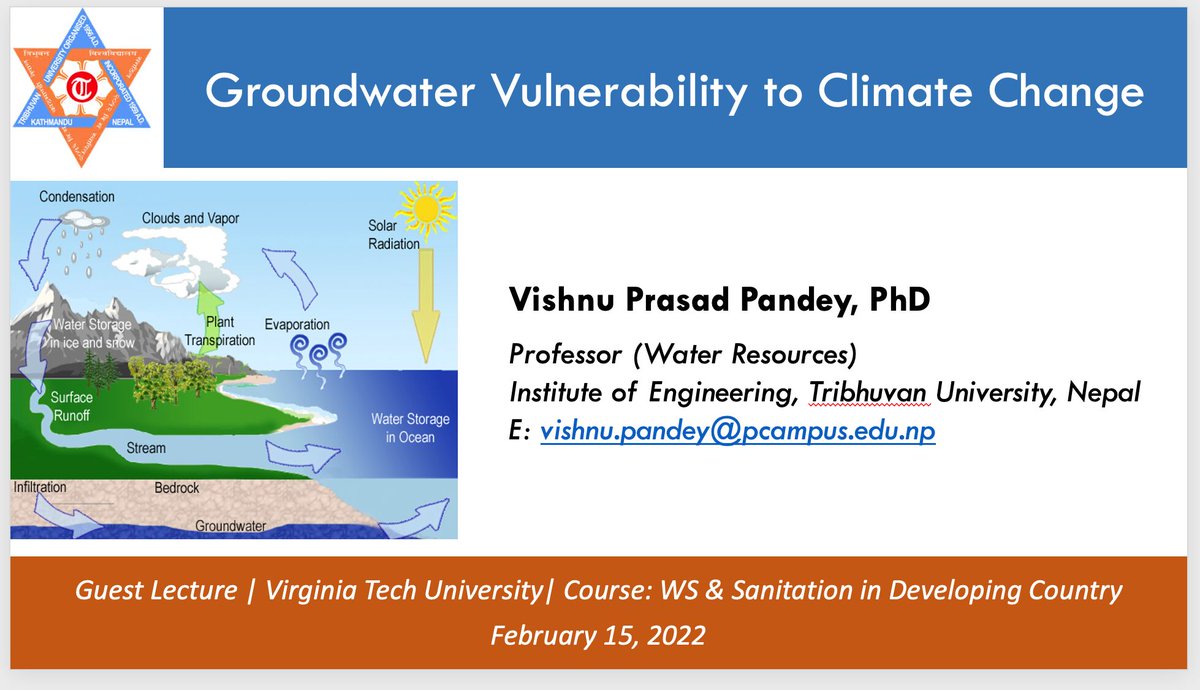 rajkgc's tweet photo. A big thank to Prof. Pandey for sharing his excellent scientific work with us today at Virginia Tech. https://t.co/dl1fU7yfpV
