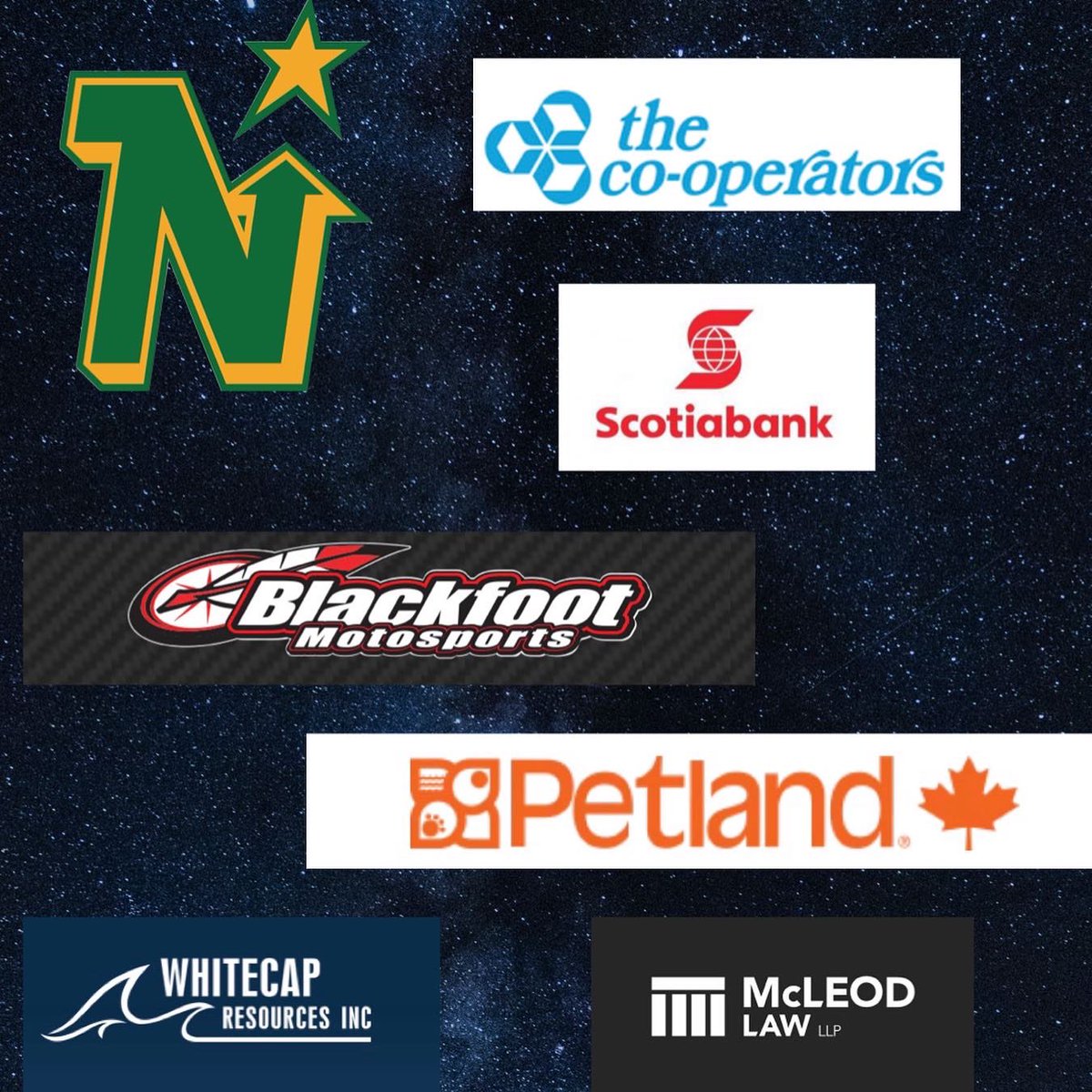 Last regular season game tonight vs. CNHA U16 AA Black! Thank you to our families, friends and sponsors for a great year so far! Grab your 50/50 tickets and see you tonight! rafflebox.ca/raffle/calgary… <a href="/scotiabank/">Scotiabank</a> @The_Cooperators <a href="/PetlandCA/">Petland Canada</a> <a href="/McLeodLawLLP/">McLeod Law LLP</a> <a href="/NS_U18AABlack/">Northstars U18 AA Black</a>