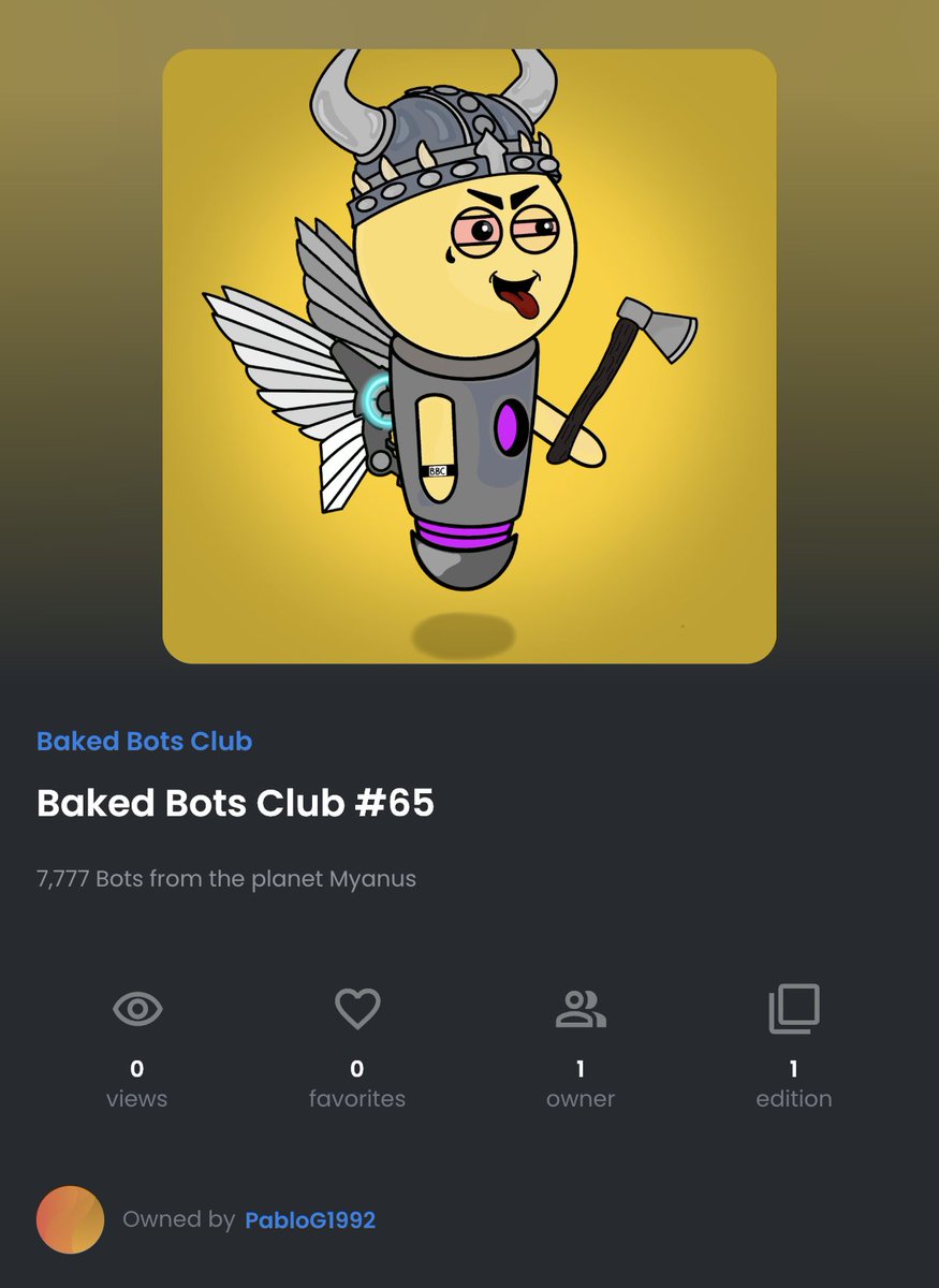 BakedBotsClub MINT LIVE: 1 MATIC tweet media