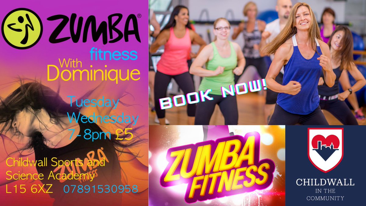 Looking for a class to take up? Why not try Dominique's Zumba on every Tuesday and Wednesday night 7-8pm!
Contact @dominiquesze now for more information.

Based <a href="/Childwall_acad/">Childwall Academy</a>