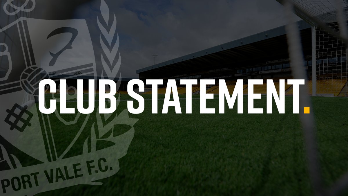 OfficialPVFC's tweet photo. Port Vale Manager Darrell Clarke is taking a period of leave having experienced a close family bereavement.

The club requests that the privacy of Darrell and his family is respected at this time. https://t.co/AnCREPtpb5