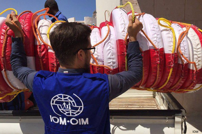 UN's tweet image. For 70+ years, @UNmigration has been providing critical aid to migrants, promoting safe &amp;amp; regular migration and harnessing the potential of human mobility.

This #MigrationWeek, find out more about IOM&apos;s work for people on the move: iom.int