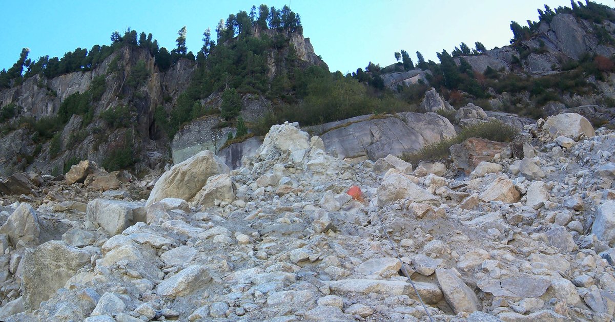 subfossilguy's tweet photo. And this is what the site looked like, looking up at those beautiful #Pinuscembra stands growing in the cliffs overlooking the glacier... soulful place!
#Chamonix #MontBlanc
(2/) https://t.co/oF8vgzJb0i