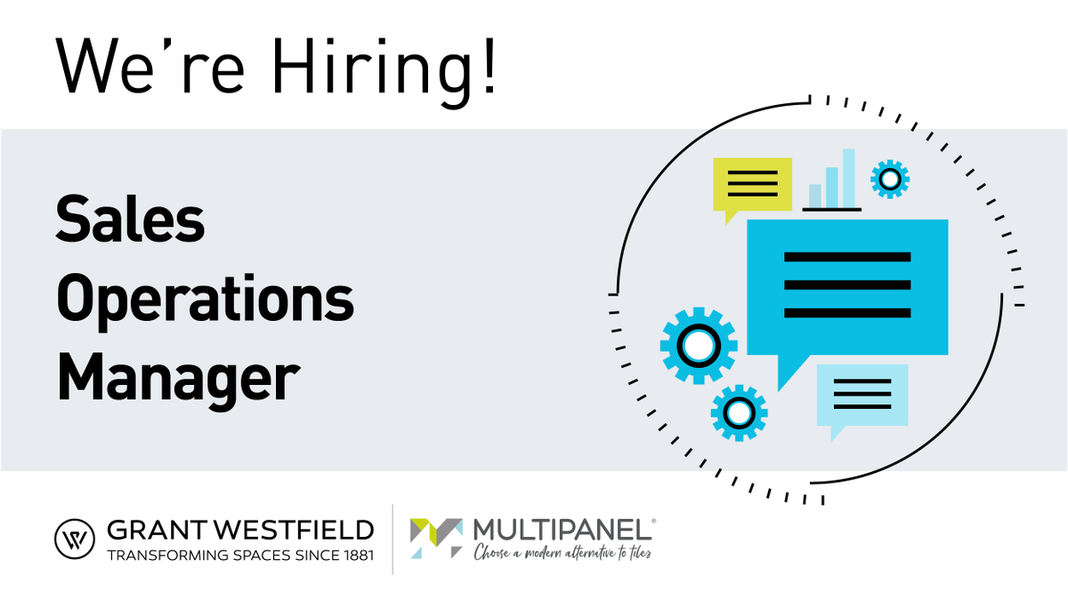 An opportunity has arisen for a Sales Operations Manager at Grant Westfield. Could you lead the customer service team and adopt a data driven approach to customer retention and account management? If yes, get in touch. Find out more via our website. 💻 bit.ly/3oSiiFQ