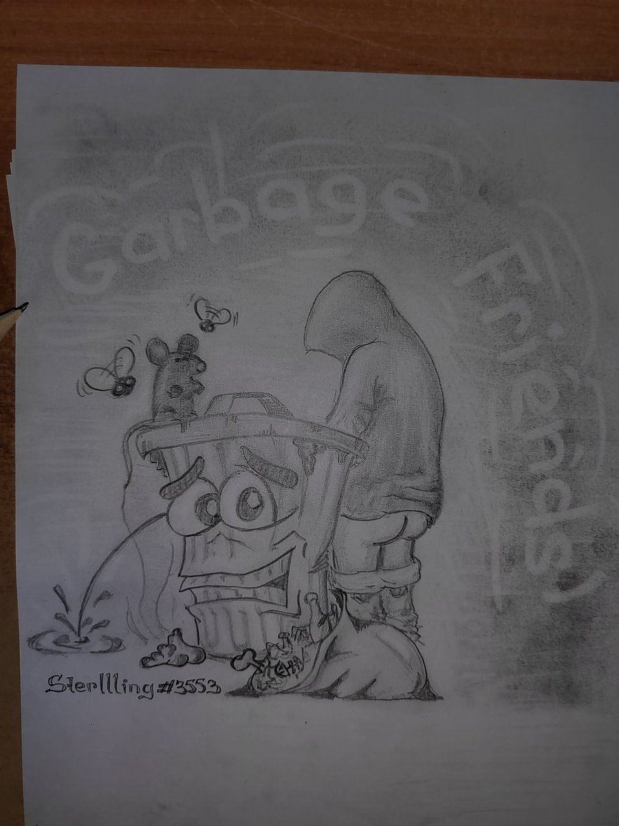 Sterllling1's tweet photo. Art #1 is ready!  Are you ready? #GarbageTalk #garbagefriends #NFTs #NFTCommunity #NFTartist @garbagefriends @MotionMarkus @InvsbleFriends https://t.co/eafJCiNJgI