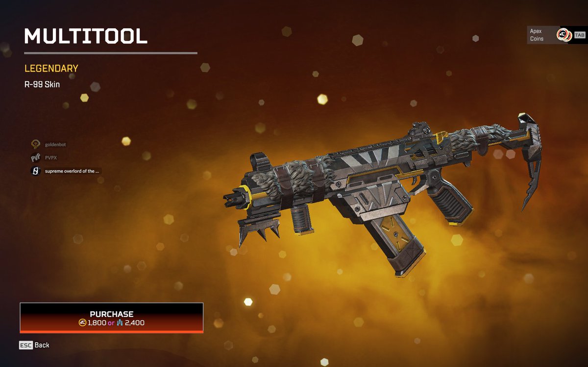 Jxmo_1's tweet photo. Why does @playapex keep releasing good skins with bad iron sights

??????????????? https://t.co/re251uBdqA