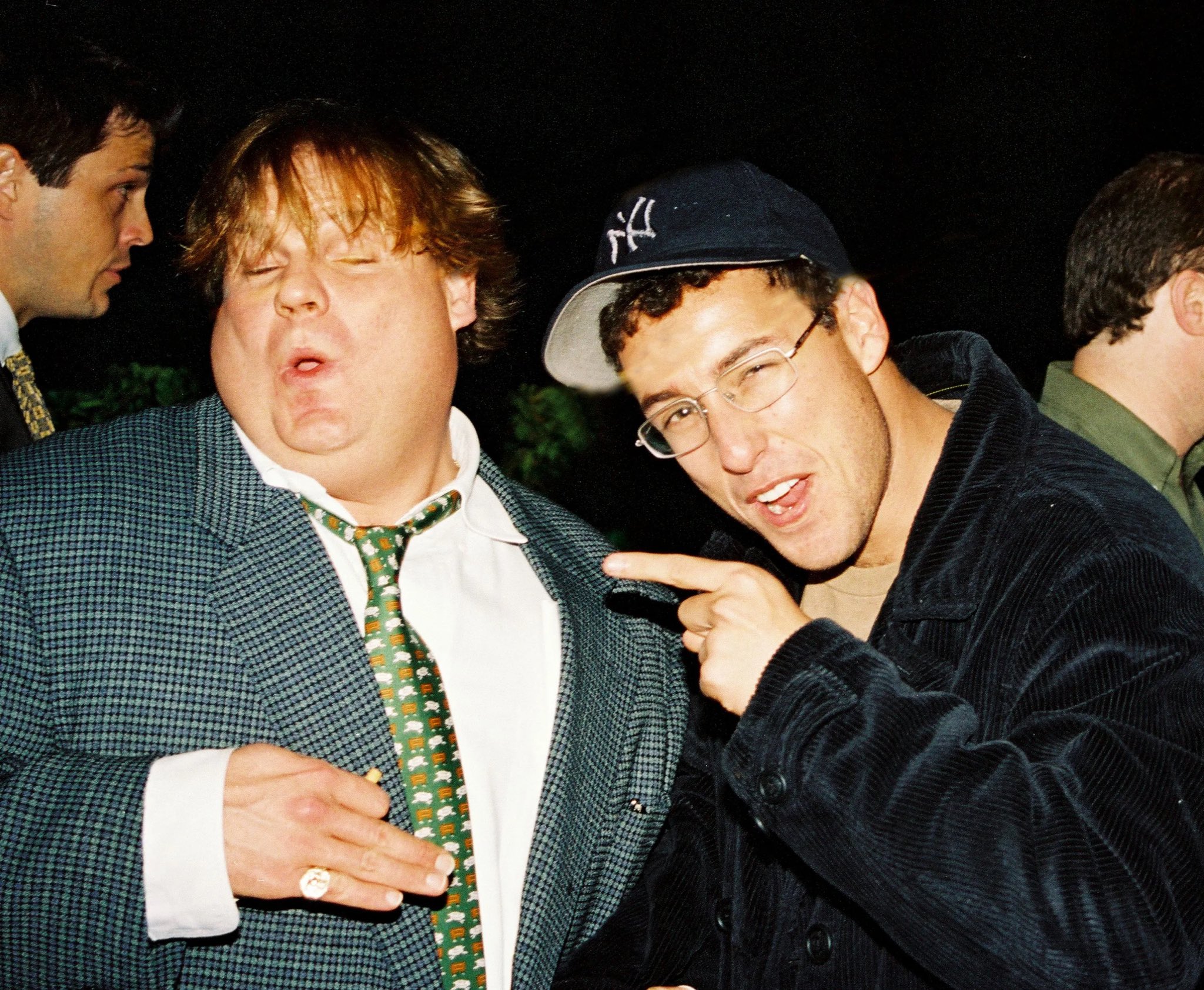 Also happy birthday to the big man and Wisconsin legend himself, Chris Farley 