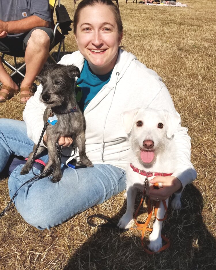 Hooray for Rosalie Schurman, CPDT, the instructor of private instruction  in the WDA Dog Trainer Program, owner of Portland School for Wayward Dogs, focused on reducing dog social anxiety and reactivity, and helping  owners shape healthy and rewarding bonds with their companions.