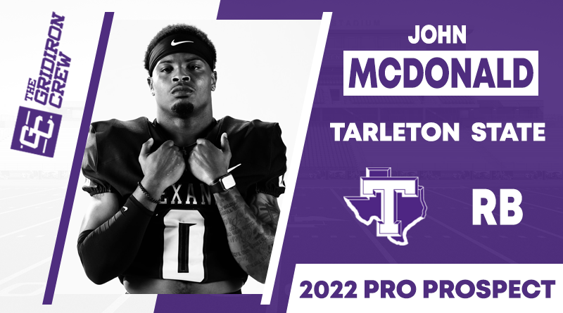 ⚠️ Attention Pro Scouts, Coaches, GMs, and Agents ⚠️

You need to look at 2022 Pro Prospect, John McDonald <a href="/_JayyMcDonald/">John McDonald Jr.</a>, a RB/KR from <a href="/TarletonFB/">Tarleton State Football</a>

#2022ProProspect #TGC #NFLDraft #ProFootball 🏈

👀 View our Interview: thegridironcrew.com/john-mcdonald-…