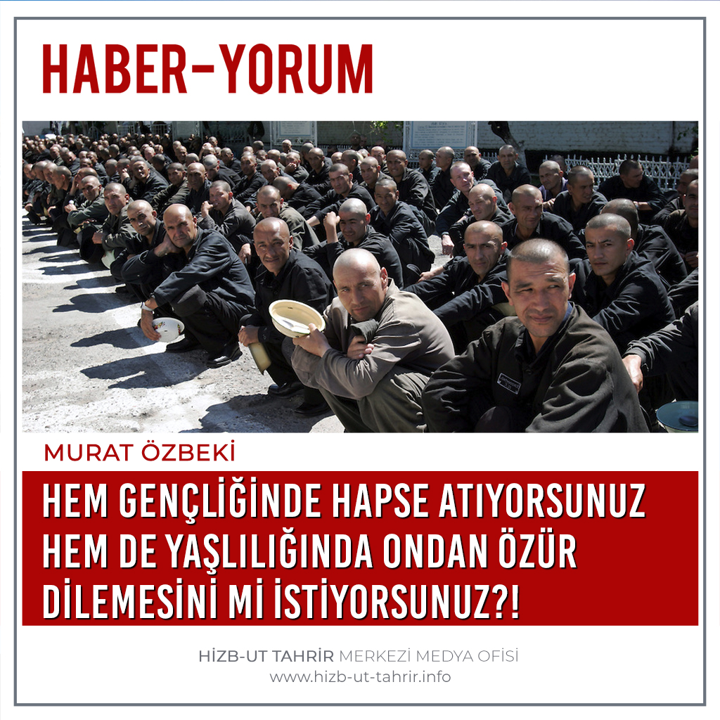 htmmbtr's tweet photo. Haber-Yorum
Hem Gençliğinde Hapse Atıyorsunuz Hem de Yaşlılığında Ondan Özür Dilemesini mi İstiyorsunuz?!
#Özbekistan #Taşkent #Margilan
#HizbutTahrir Merkezi Medya Ofisi İçin Yazan
Murat Özbeki (Ebu Musab)
https://t.co/YraNGWXtMh https://t.co/gmYcvdfnhi