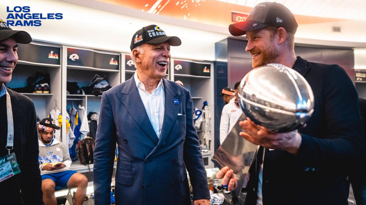 RamsNFL's tweet photo. Feelin' like royalty. #SBLVI https://t.co/V2TvH9CsJH