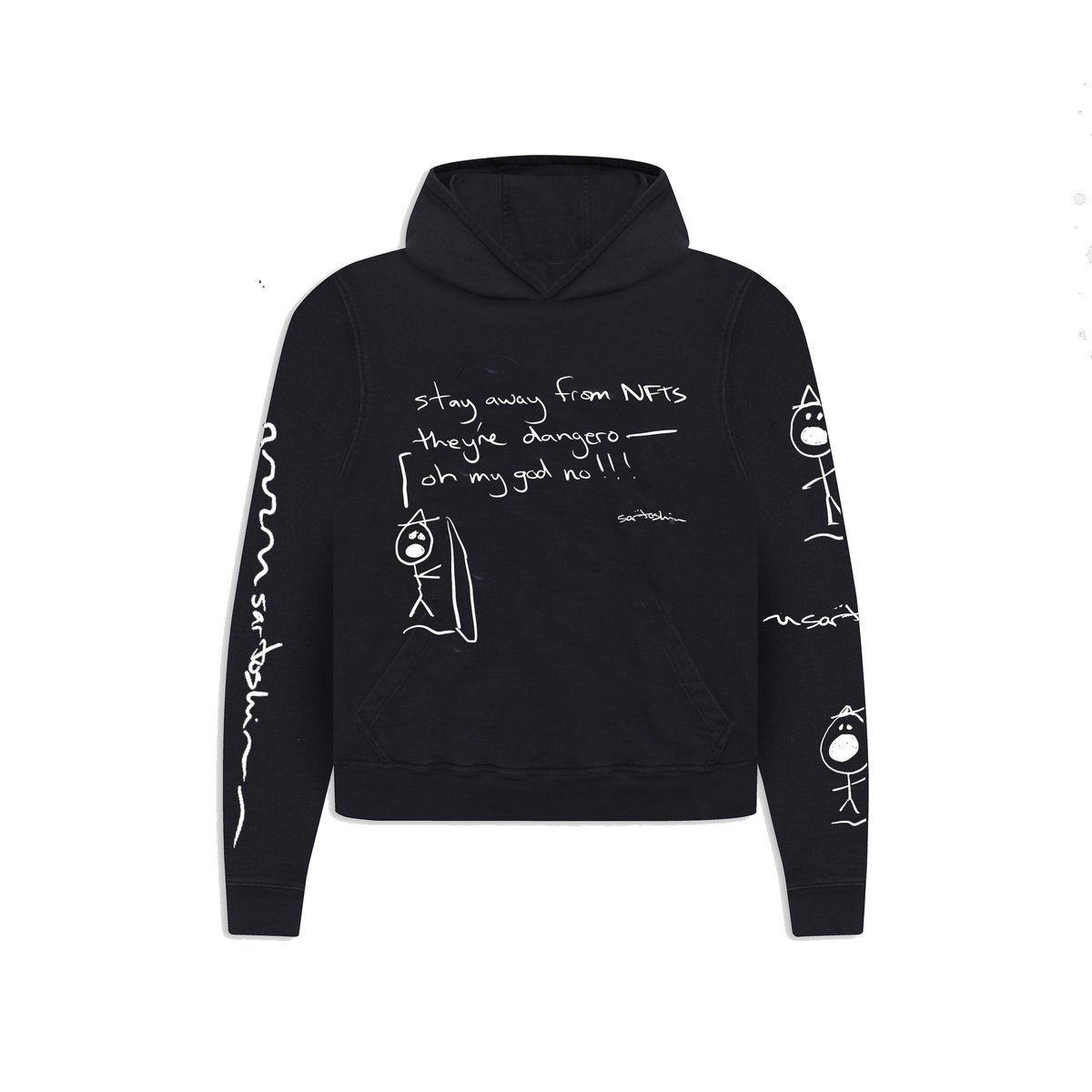 I have been thinking about what I could do for the mfers community and it dawned on me I already make clothing.  Perhaps if the community wanted it, I could bring a sick mfers hoodie to everyone.  Limited to 1 run.  1000 pieces total.  Perhaps more since we have 5000 mfers.  Lmk