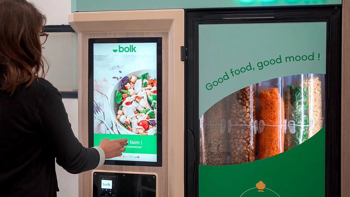 rougesgorges's tweet photo. Via #Techetco @_Techco_ #FoodTech Pour la paix des ménages
#Bolk, la #startup qui veut installer des #cantines #robotisées dans les #entreprises et peut être un jour dans votre #cuisine ? via @LesEchos et @bfmbusiness
https://t.co/pIwtKffNmJ https://t.co/CIHfECqEcB